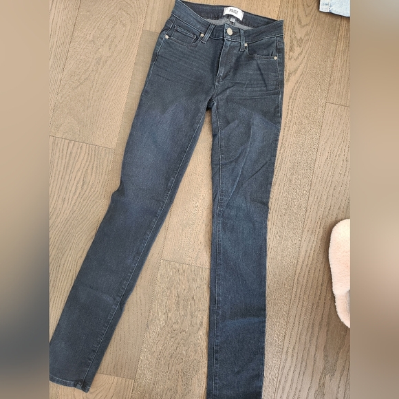 Paige Transcend skyline skinny Azaria blue wash pocket midris jean size 24 nwt - Picture 3 of 5